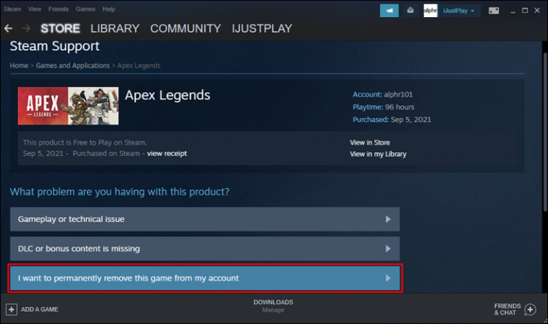 How To Remove Or Hide A Game From Steam Steam3 768x455 