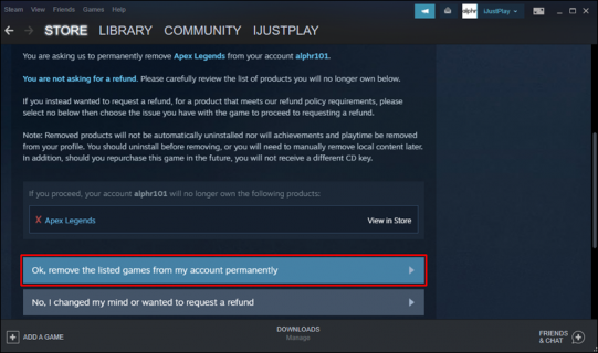How To Remove Or Hide A Game From Steam Steam4 541x320 