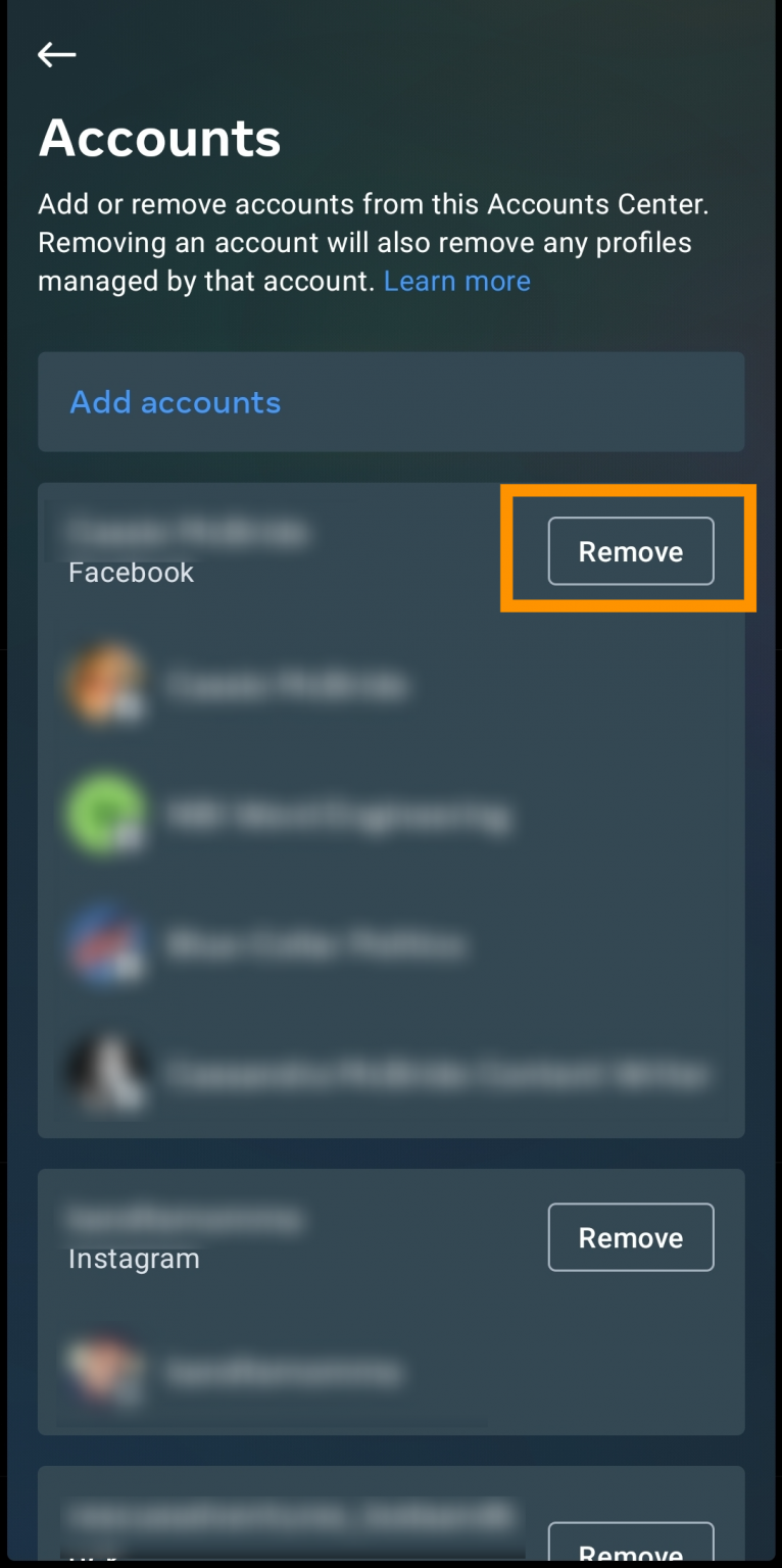 How to Unlink Facebook from Instagram