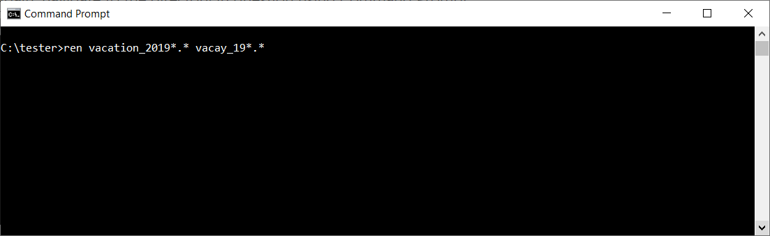 Windows Command Prompt - ren command 3