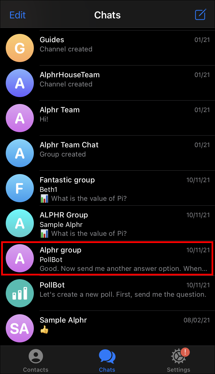 How to Hide a Chat in Telegram without Deleting