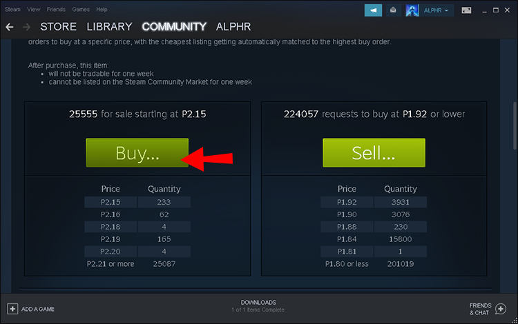 How to Sell In-Game Items on Steam Community Market