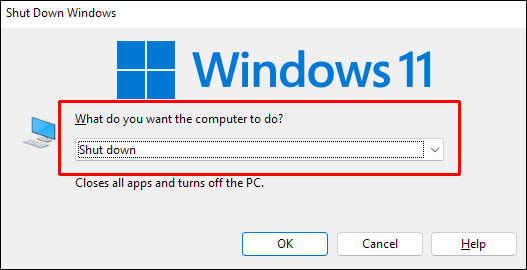 How to Turn Off a Windows 11 PC