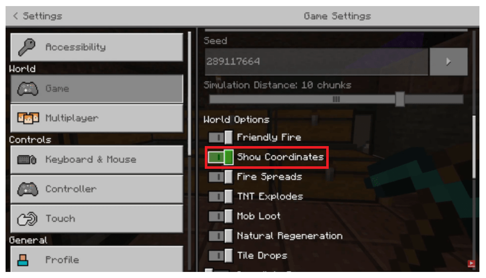 Etablering os selv nikotin How to View the Coordinates in Minecraft