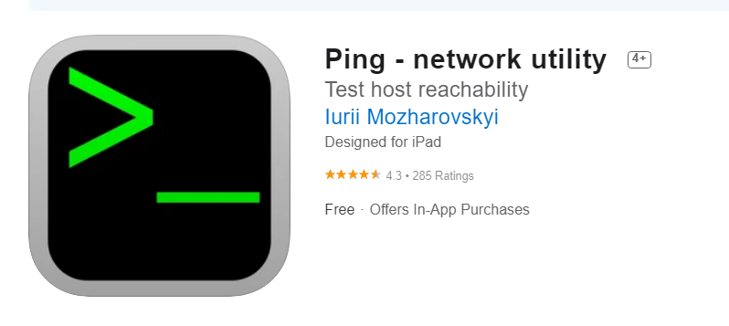 Ping — сетевая утилита