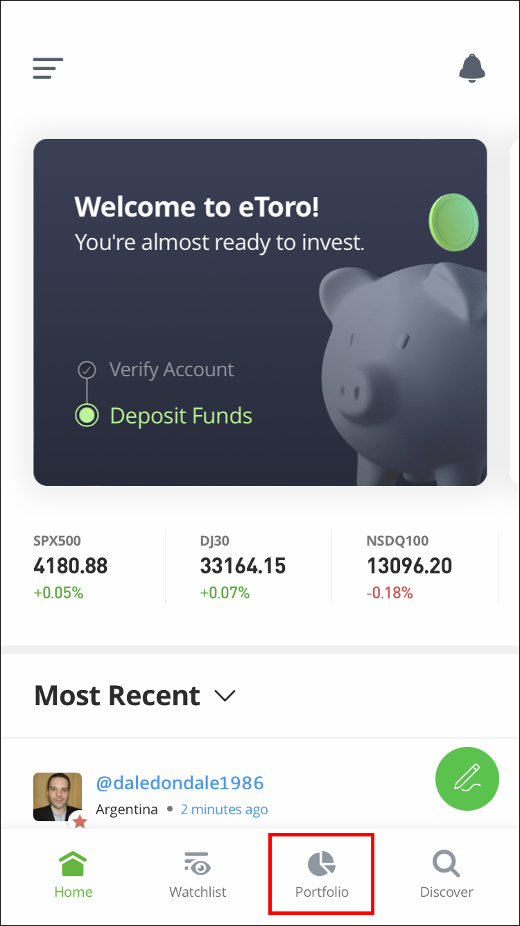 How to Transfer to a Wallet from Etoro