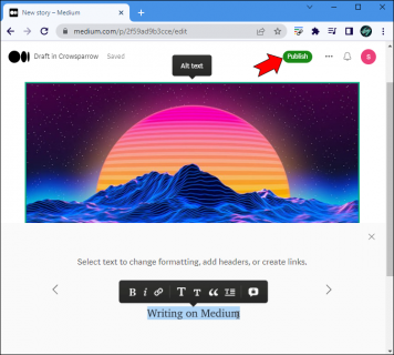 How To Add a Featured Imaged to a Medium Post