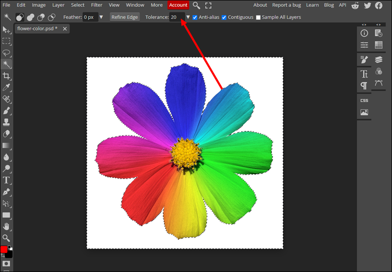 How to Remove the Background from a Photo in PhotoPea