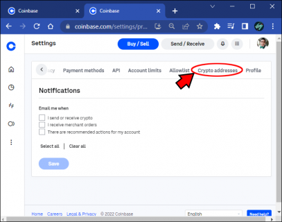 How To Find Your Wallet Addresses in Coinbase