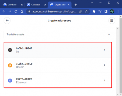 How To Find Your Wallet Addresses in Coinbase