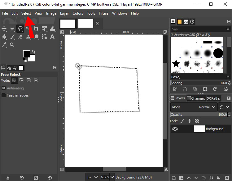 How To Cut Out a Selection in Gimp
