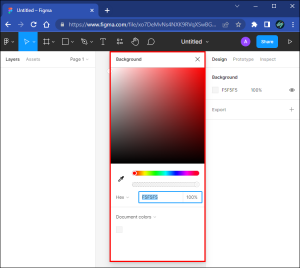 Background Colour For Ui Using Figma How To Change the Background Color in Figma