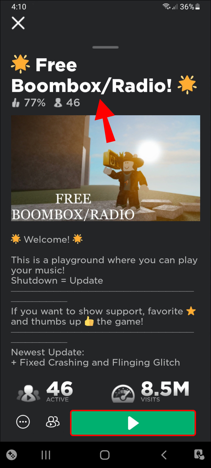 You can now play background music while playing roblox : r/roblox