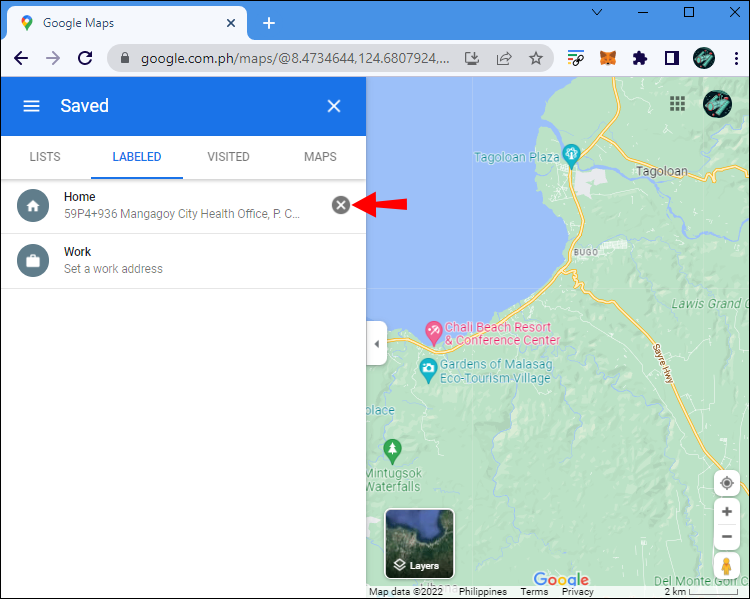 How do I make my Google Maps public label?