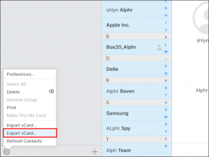 How To Export All Contacts From an iPhone
