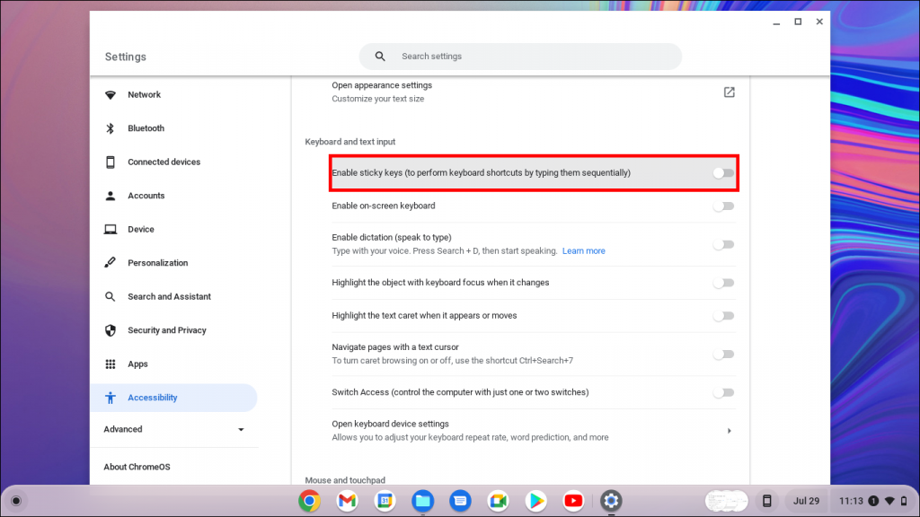 How To Disable Sticky Keys on a Windows PC, Mac, or Chromebook