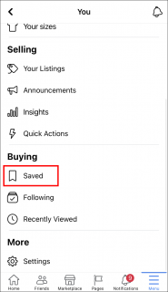How To View Your Saved Items in Facebook Marketplace