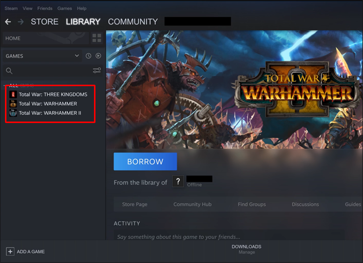 If my friend downloads a game on my pc through his steam can I