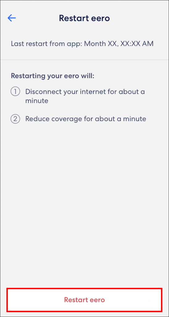 How To Fix an Eero Flashing White Light