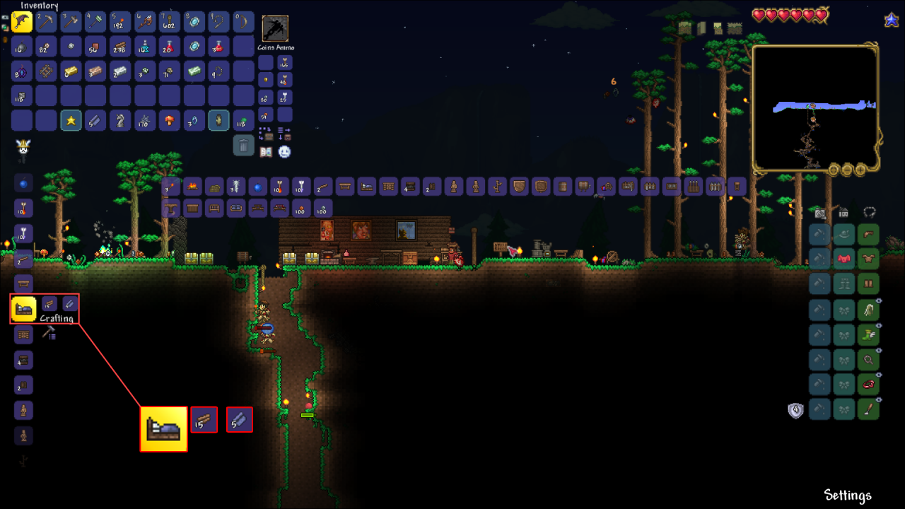 How To Set a Spawn Point in Terraria