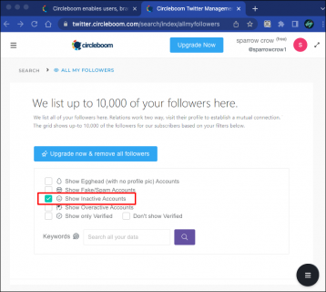 How To Detect Inactive Twitter Followers