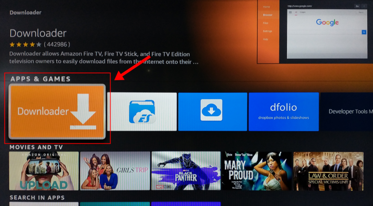HOW TO DOWNLOAD GOOGLE PLAY STORE ON AMAZON FIRE TV visual data 5