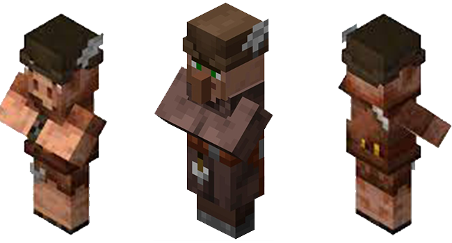 Lava Zombie Villager Minecraft Mob Skins