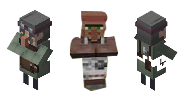 Lava Zombie Villager Minecraft Mob Skins