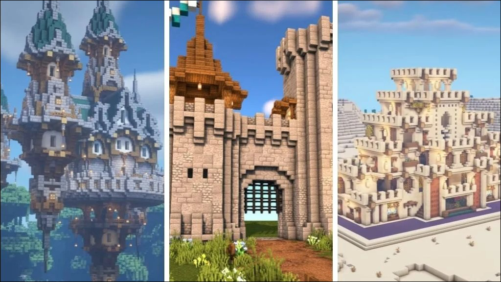 Big, cool minecraft fortress