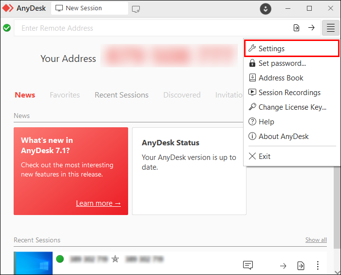 How to Change the Alias in AnyDesk