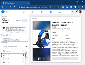 How Facebook Marketplace Shipping Works