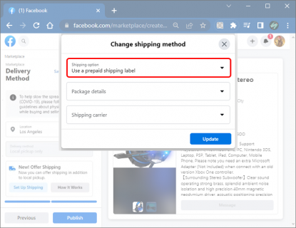 How Facebook Marketplace Shipping Works