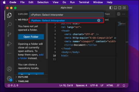 How to Change the Python Interpreter in VS Code