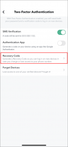 Snapchat Sms Code How to Get a Recovery Code in Snapchat