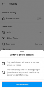 How to Hide the Following List in Instagram