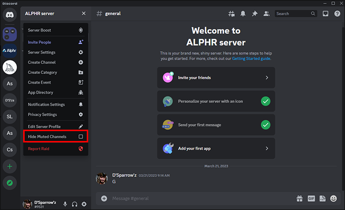 Hide Discord Sidebar