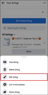 How to Change the Title on a Facebook Marketplace LIsting