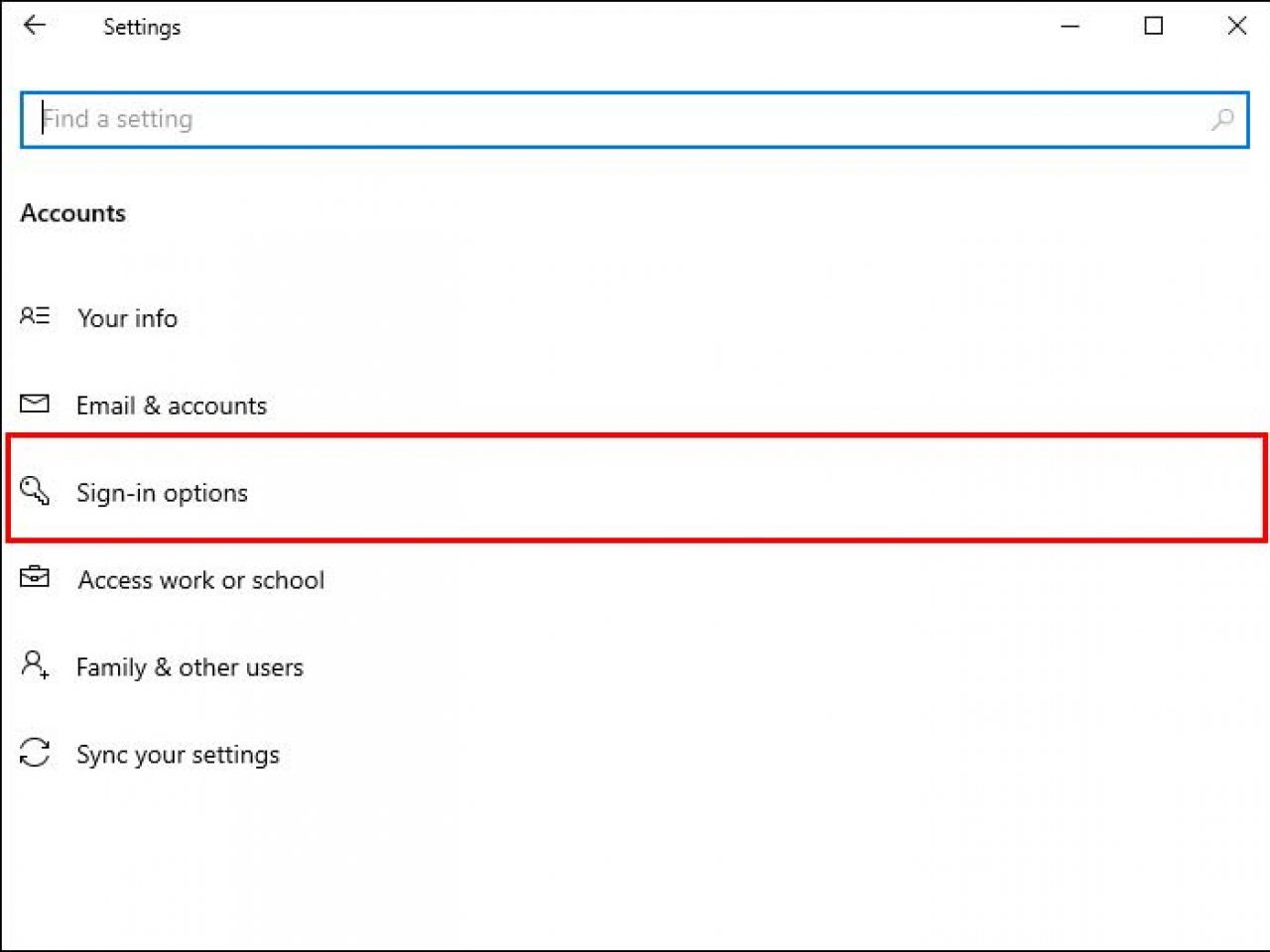 Windows 10: How to Change the Password