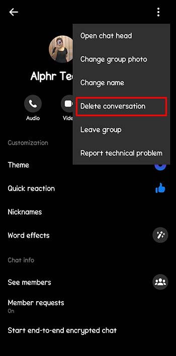How to Delete a Group Chat in Messenger