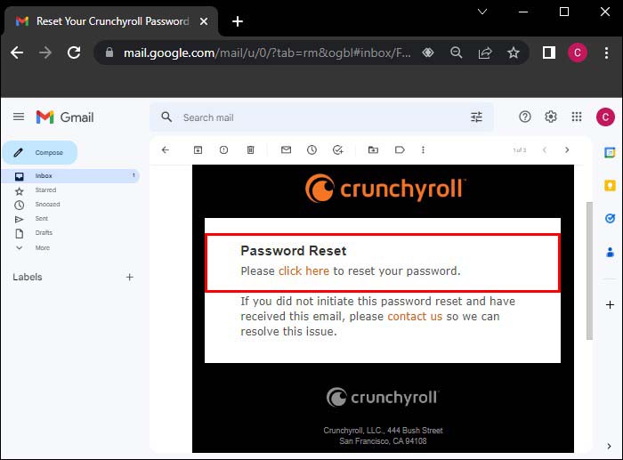 Hvordan endrer du passordet ditt på Crunchyroll?