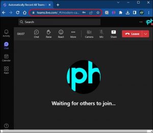 How To Automatically Record All Teams Meetings