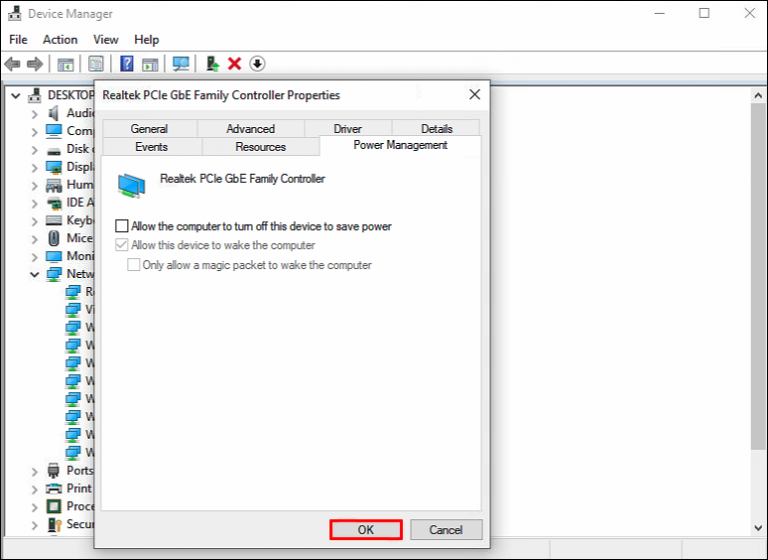 [Workaround] Removing Official Network Adapter Ethernet Port – ONDMA