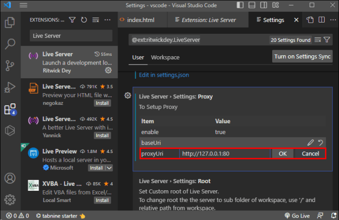 How To Open With Live Server In Vs Code