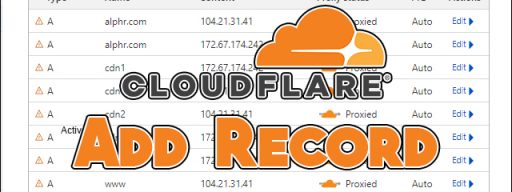 How to delete cloudflare records