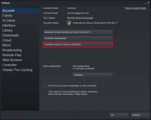 How to Change Your Email Address in Steam