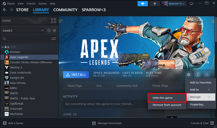 How to Hide Steam Games from Profile 
