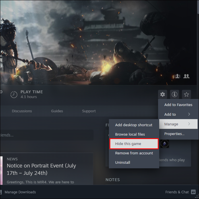 Any way to hide game activity for certain games? : r/Steam