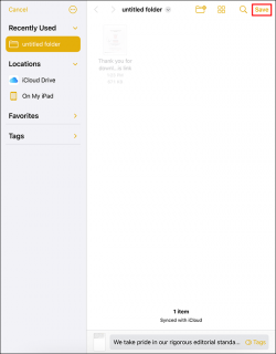 How To Scan a Document to PDF with Apple Notes