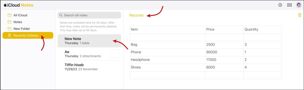 How To Recover Deleted Notes On Mac
