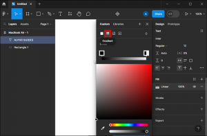 How To Create a Gradient in Figma